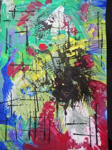 Acrylfarbe