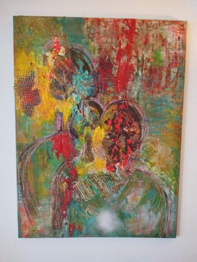 Acryl mit Struktur Masse und Karton